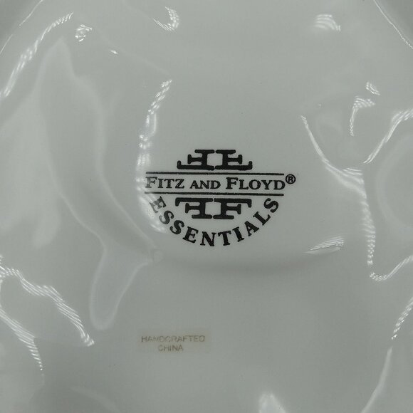 Fitz & Floyd Essentials Snowman Shaped Ceramic Serving Plate Christmas Decor - Picture 3 of 6